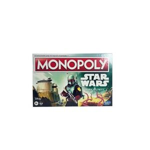 Monopoly Star Wars Boba Fett Board Game Hasbro New Sealed